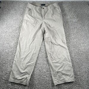 SCOTTeVEST Pants Mens 32x30 TEC Hidden Cargo 2.0 Beige Cotton Travel Pockets